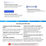 Açık Kasa Su Arıtma Cihazı Ön Filtre Set 10 Takım