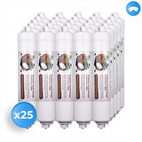 Su Arıtma Cihazı Coconut Eco Post Carbon Tatlandırıcı Filtre 25 Adet