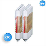 Su Arıtma Cihazı Coconut Gümüşlü 1200 Iodin Post Carbon Tatlandırıcı 10 Adet