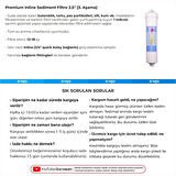 Su Arıtma Cihazı Premium Inline Aşama 3 Sediment Filtre 25 Adet