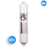 Su Arıtma Cihazı Coconut Eco Post Carbon Tatlandırıcı Filtre 10 Adet