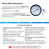 Su Arıtma Cihazı Basınç Ölçer Manometre