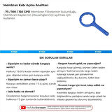 Su Arıtma Cihazı Membran Kabı Açma Anahtarı