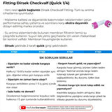 Su Arıtma Cihazı Dirsek Çekvalf (Check valve) 10 Adet