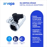 Tezgahüstü Su Arıtma Cihazı Metal Musluk Adaptörü