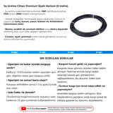 Su Arıtma Cihazı Premium Siyah Hortum (5 Metre)