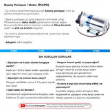 Su Arıtma Cihazı 75GPD Basınç Pompası (Motor)