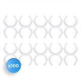 Su Arıtma Cihazı 2.5x2.5" Filtre Kelepçesi (Klips) 100 Adet