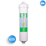 Su Arıtma Cihazı Premium Inline Aşama 2 Ön Karbon Filtre 25 Adet