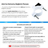 Su Arıtma Cihazı Atık Su (Tahliye) Hortumu Bağlantı Parçası