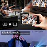 Taşınabilir Android Projeksiyon En Güncel Versiyon Wifi Destekli Akıllı Sinema Projektör Ultra Hd