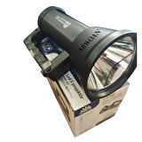 GK6697 Uzun Menzilli LED Projektör Fener | 10W Güçlü Aydınlatma | 7 Saat Çalışma Süresi | Taşınabilir Şarjlı El Feneri