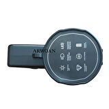 GK6697 Uzun Menzilli LED Projektör Fener | 10W Güçlü Aydınlatma | 7 Saat Çalışma Süresi | Taşınabilir Şarjlı El Feneri