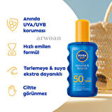 Nivea Sun SPF50 Koruma & Ferahlık Güneş Kremi 200 ml Sprey