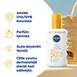 Nivea Sun SPF 50+ Güneş Alerjisine Karşı Hassas Koruma Güneş Kremi 200 ml Sprey