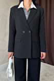 Füme Blazer Ceket