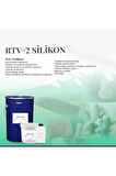Rtv-2 Kalıp Silikonu 1. Sınıf 10 shore şeffaf