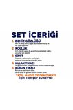 Çocuk 5'li Deniz ve Havuz Yüzme Seti Deniz Gözlüğü + Çift Odalı Kolluk + Çocuk Simidi + Kulak Tıkacı + Burun Tıkacı