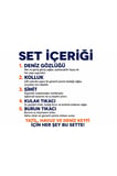 Çocuk 5'li Deniz ve Havuz Yüzme Seti Deniz Gözlüğü + Çift Odalı Kolluk + Çocuk Simidi + Kulak Tıkacı + Burun Tıkacı