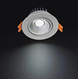  5w 450lm Beyaz Işık Mercan Beyaz Kasa Sıva Altı Spot Yl28 0500 2 Adet