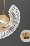 Luxury Exclusive Sarkıt Tavan Spotlu Led Avize Gold Avize Yatak Başı Sarkıt ( 1 Adet )