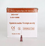 İNSÜLİN İĞNE UCU 26 G - 100 ADET - BEYBİ