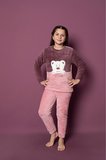 Çocuk Peluş Pijama Takımı