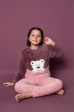 Çocuk Peluş Pijama Takımı