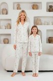 Anne Kız Kombin Penye Boydan Düğmeli Pijama Takımı (Anne- Kız Ayrı Satılmaktadır.)