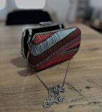 Portföy Çanta, Hasır Çanta, El Yapımı Clutch Çanta, Günlük Çanta, Oval Tasarım Çanta