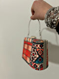 Portföy Çanta, Hasır Çanta, El Yapımı Clutch Çanta, Günlük Çanta, Piramit Tasarım Çanta