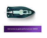 Philips Azur Essential Series 2800 W Buharlı Ütü, Yeşil