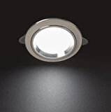 5w 6500k Beyaz Işık White+silver Kasa Sıva Altı Spot Yl38 0511 2 Adet