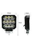 Oto Çalışma Lambası 4 inç 12-24V DRL Sarı 2 Mod Flash Traktör Tır Kamyon Tekne Projektör Sis Farı