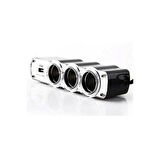 Astraled 3 Port 1 Usb Oto Araç Çakmaklık Çoğaltıcı Soket Çoklayıcı 12v