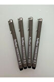 Çizim Kalemi 0.1 - 0.3 - 0.5 - 0.7 MM Siyah (4 adet)