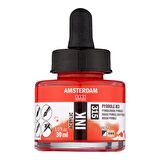 Amsterdam AMSTERDAM AKRİLİK MÜREKKEP : Acrylic Ink : 30ml : Pyrrole Red 315