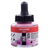 Amsterdam AMSTERDAM AKRİLİK MÜREKKEP : Acrylic Ink : 30ml : Quinacridone Rose Light 385