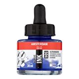 Amsterdam AMSTERDAM AKRİLİK MÜREKKEP : Acrylic Ink : 30ml : Ultramarine 504