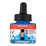 Amsterdam AMSTERDAM AKRİLİK MÜREKKEP : Acrylic Ink : 30ml : Brilliant Blue 564