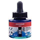 Amsterdam AMSTERDAM AKRİLİK MÜREKKEP : Acrylic Ink : 30ml : Phthalo Blue 570