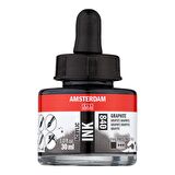 Amsterdam AMSTERDAM AKRİLİK MÜREKKEP : Acrylic Ink : 30ml : Graphite 840