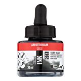 Amsterdam AMSTERDAM AKRİLİK MÜREKKEP : Acrylic Ink : 30ml : Oxide Black 735
