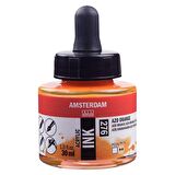 Amsterdam AMSTERDAM AKRİLİK MÜREKKEP : Acrylic Ink : 30ml : Azo Orange 276