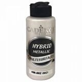 Cadence Yayınları Hybrid Metallic For Multisurfaces Metalik Akrilik Boya 120ml İnci 802
