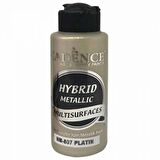 Cadence Yayınları Hybrid Metallic For Multisurfaces Metalik Akrilik Boya 120ml Platin 807