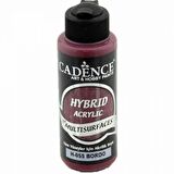 Cadence Yayınları Hybrid Acrylic for Multisurfaces Akrilik Boya 120ml Bordo 55