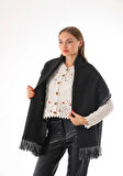 Wearflawless Ekose Desenli Yün Dokulu Çift Taraflı Atkı Şal