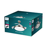 Philips Atlas 28W Tavan Vantilatörü Gümüş Renk