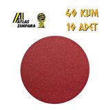 Atlas GT888 Yuvarlak Disk Cırt Zımpara 115 mm - P60 Kum - 10 Adet